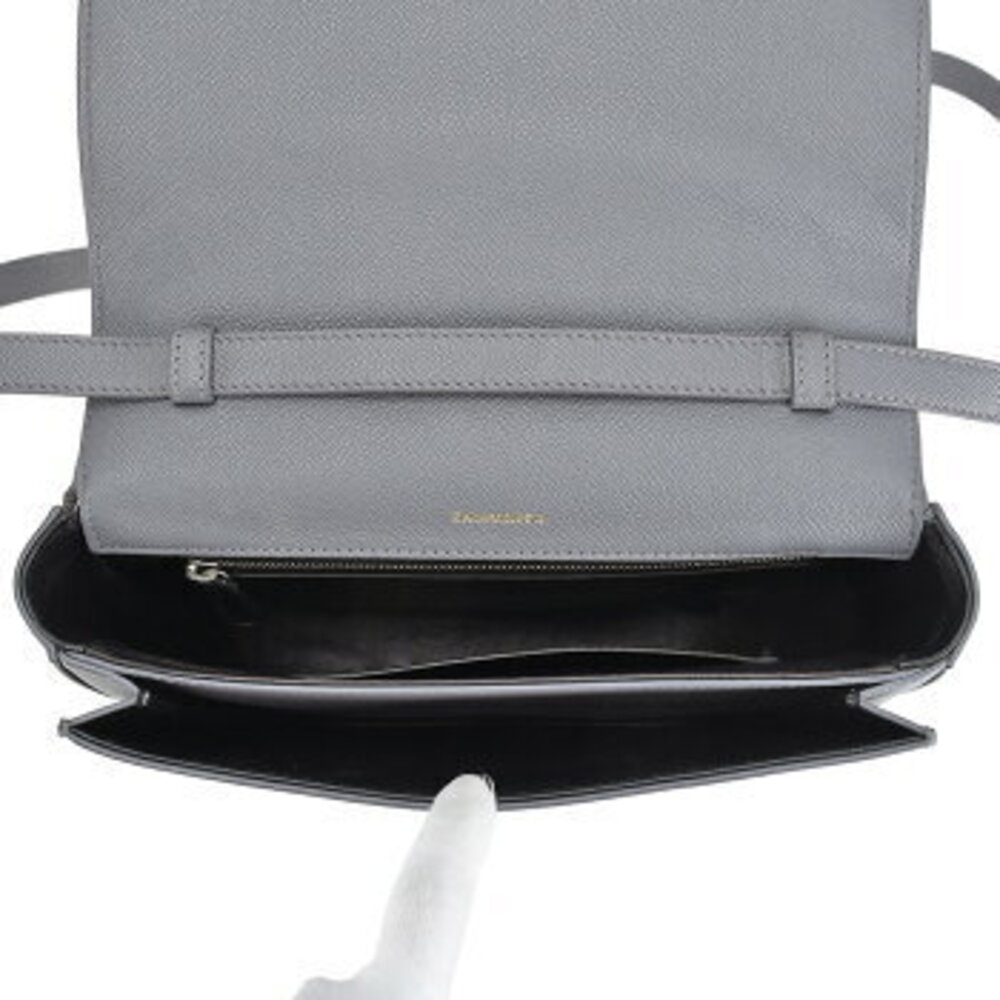 Balenciaga Ville Day Bag gray leather logo crossbody - Picture 7 of 9